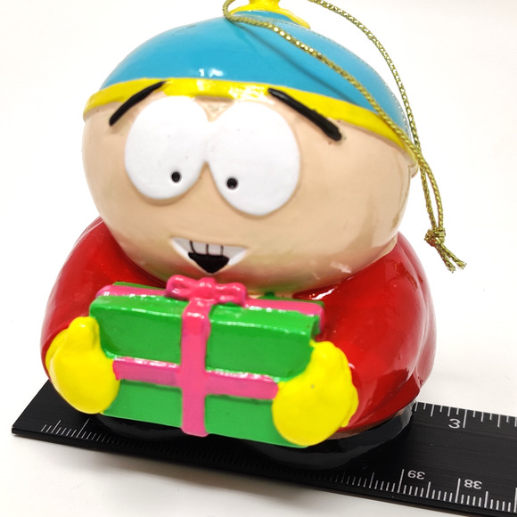 Vtg Comedy Partners 2005 South Park Cartman Holding Present Christmas Ornament - Picture 13 of 15